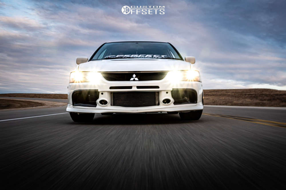 frog lancer 　custom order 2003 Mitsubishi Lancer with 18x10.5 25 SSR Sp3 and 255/35R18 Nitto