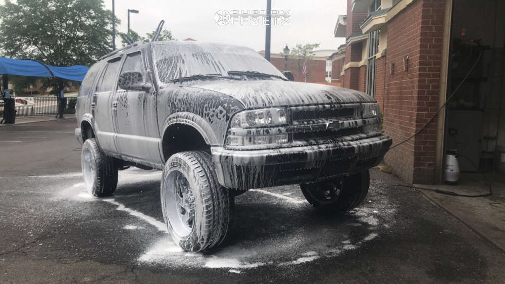 1998 Chevrolet Blazer with 20x10 19 Monster Offroad M07 and 265/50R20