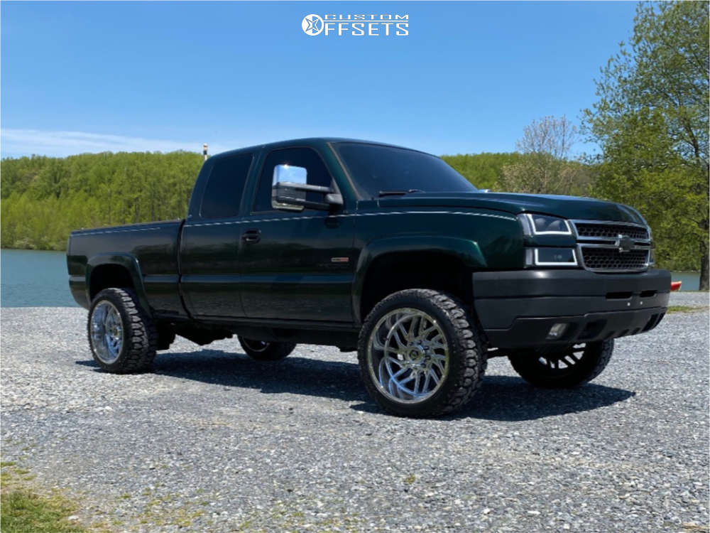 ❀つくし様❀ 2005 Chevrolet Silverado 2500 HD with 22x12 -44 TIS Forged