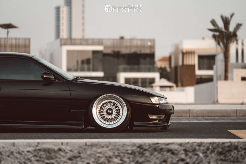 1996 Nissan S14 with 18x9.5 33 BBS Rs and 215/40R18 Accelera Phi-r and ...