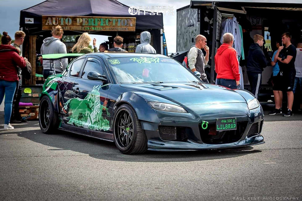 2004 Mazda RX-8 with 18x9.5 20 XXR 527d and 265/35R18 Bridgestone