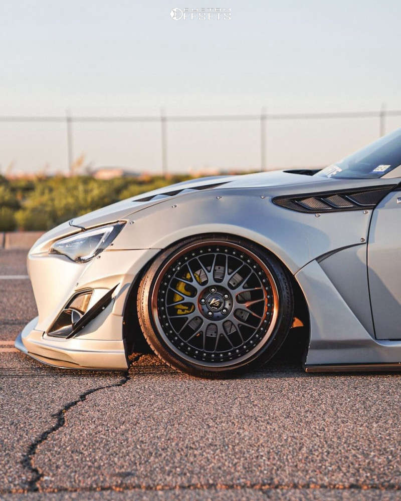 2013 Scion FRS Wheel Offset Tucked Air Suspension 1090631 Custom