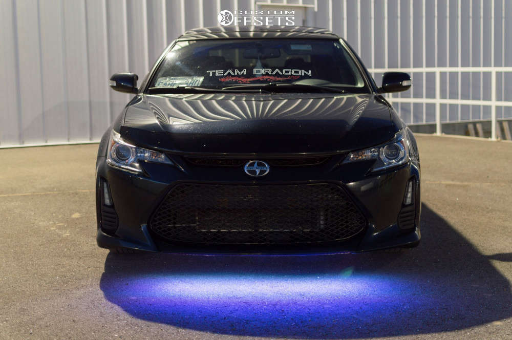 2016 Scion TC with 18x8.75 36 XXR 553 and 225/45R18 Yokohama Advan