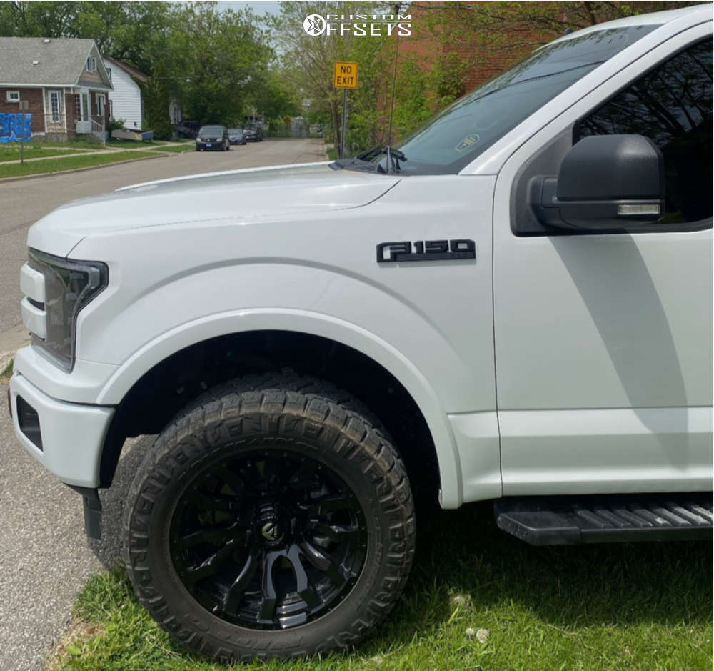 2019 Ford F150 with 20x10 18 Fuel Blitz and 33/12.5R20 Nitto Ridge