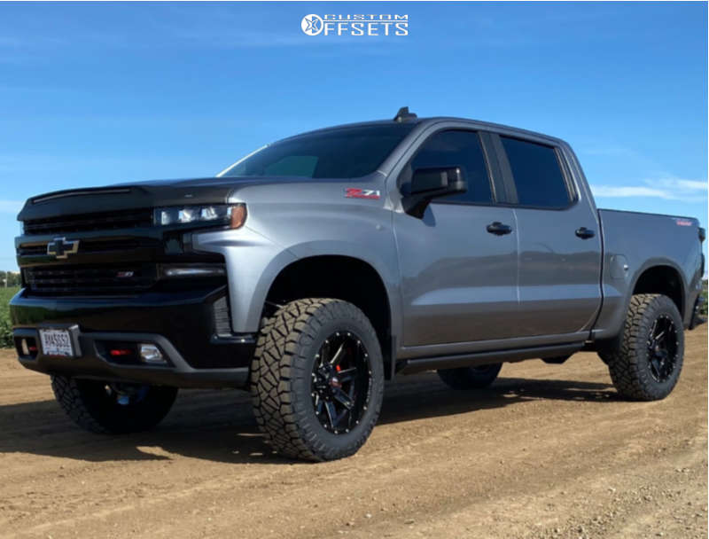 2020 Chevrolet Silverado 1500 with 20x10 -19 Ballistic Rage and 35/11 ...