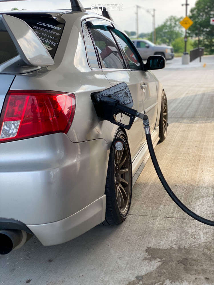 2008 Subaru Impreza with 18x9.5 38 Tenzo R Cuzco V.1 and 255/35R18 ...