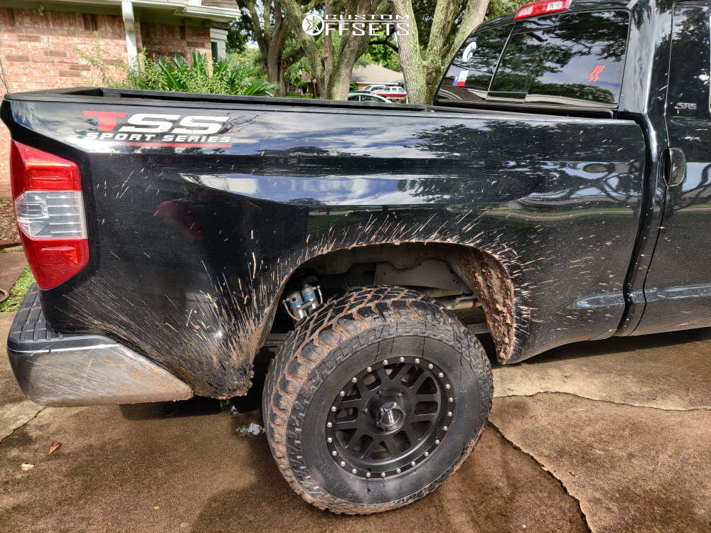 2017 Toyota Tundra with 18x9 18 Method Mesh and 295/70R18 Cooper