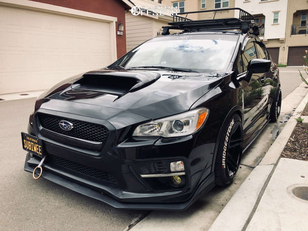 2016 Subaru WRX with 18x10 39 Volk Ze40 and 265/35R18