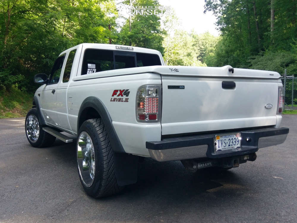 2003 Ford Ranger with 20x12 -44 TIS 544C and 285/50R20 Toyo Tires ...