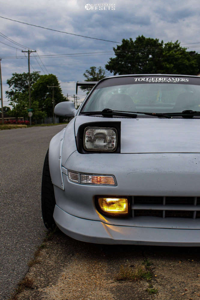 1991 Toyota MR2 with 17x9 5 Cosmis Racing XT-206R and 235/40R17