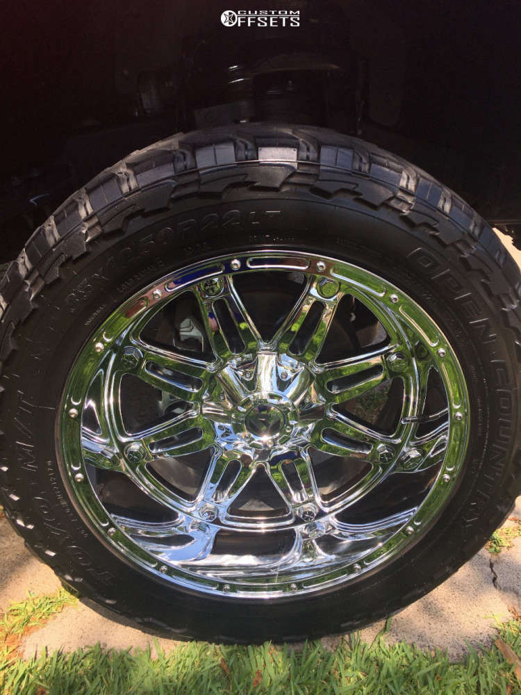 2017 Ford F150 with 22x12 44 Fuel Hostage D530 and 35/12.5R22 Toyo