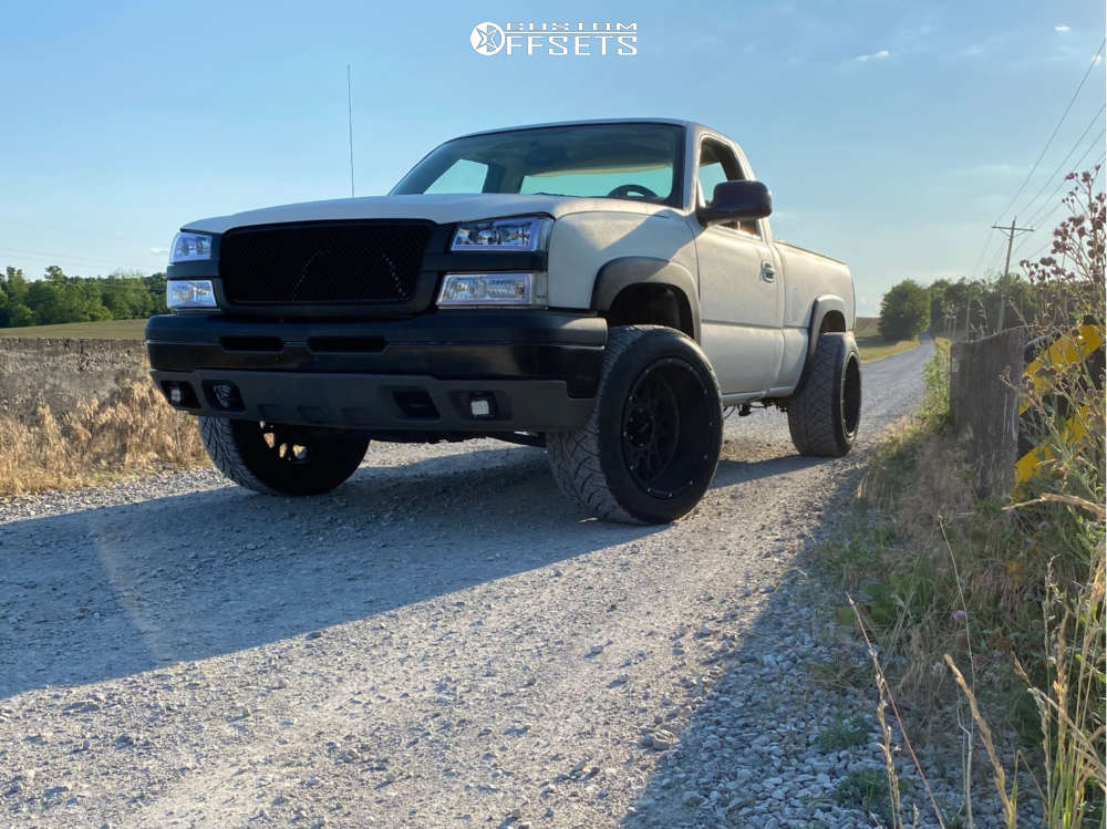 Vision Rocker 420 2004 Chevrolet Silverado 1500 with 20x12 -51 Vision Rocker and 305 ...
