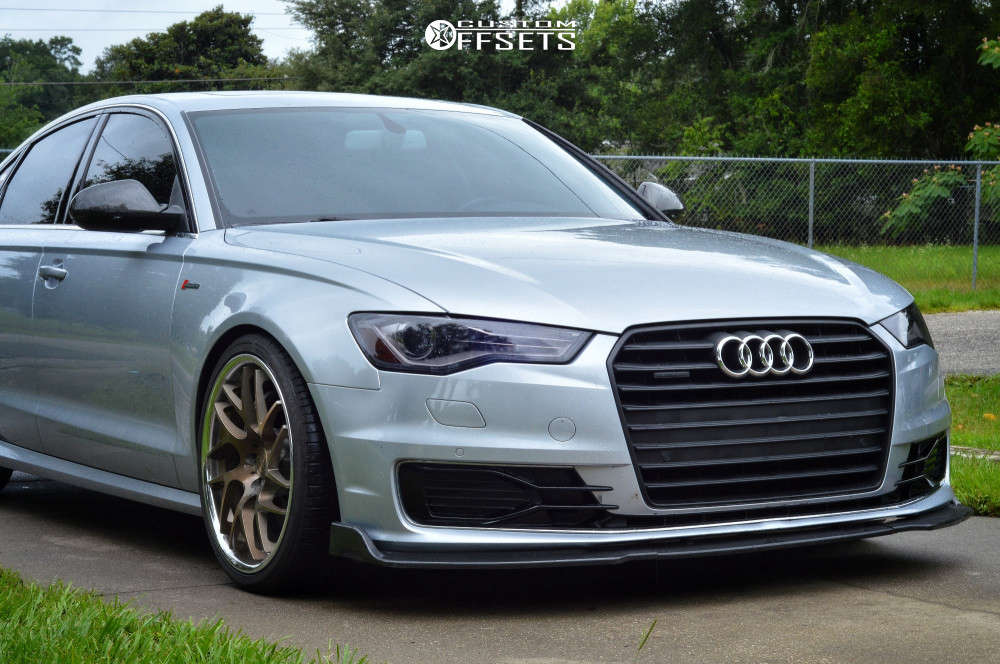 2016 Audi A6 Quattro with 20x9 35 Vertini Rf1.4 and 245/35R20 Toyo ...