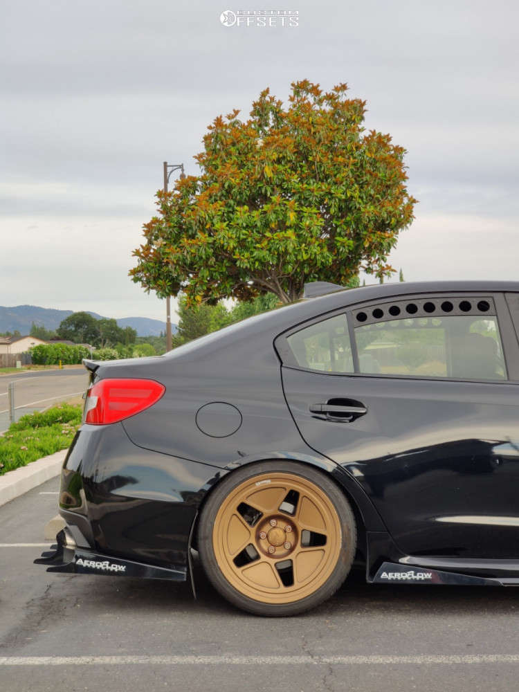 2016 Subaru WRX with 19x9.5 42 Fifteen52 R43 and 255/35R19 Achilles ATR ...