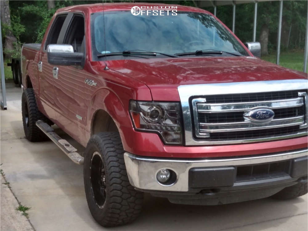2014 Ford F-150 with 18x9 -12 XD Grenade and 305/60R18 AMP Terrain ...