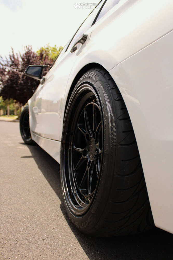2016 BMW 328i with 18x9.5 35 Aodhan Ds08 and 245/40R18 Federal SS595