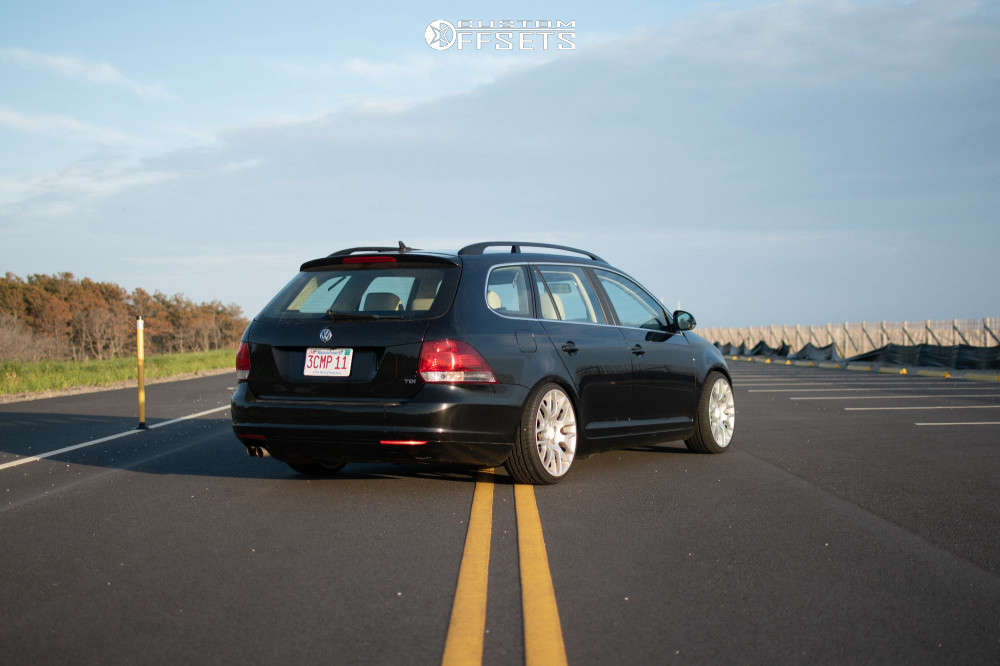 2014 Volkswagen Jetta with 18x8 34 OEM Wheels Style 197 and 215/35R18 ...