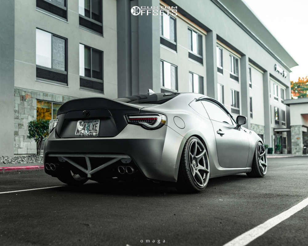 2015 Scion FR-S with 18x9.5 22 Kansei Tandem and 225/35R18 Nankang