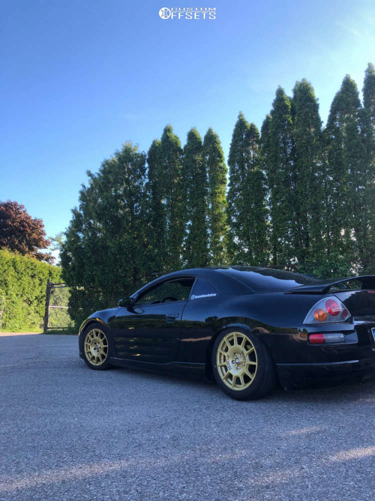 ECLIPSE TD307PAIIBK 改 2003 Mitsubishi Eclipse with 17x7.5 40 Sparco Terra and 225/45R17