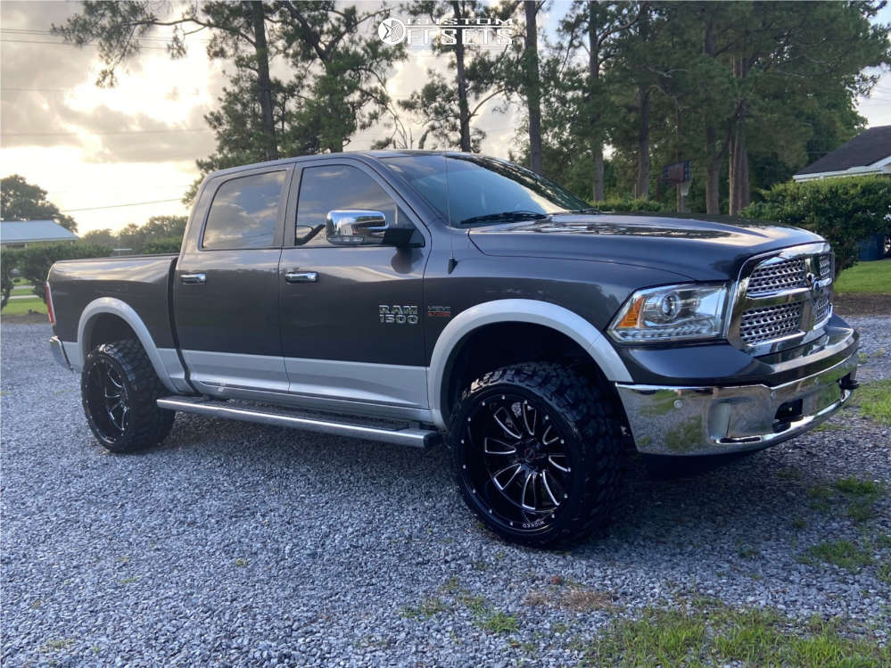 2015 Ram 1500 with 22x12 44 Wicked Offroad W908 and 33/12.5R22