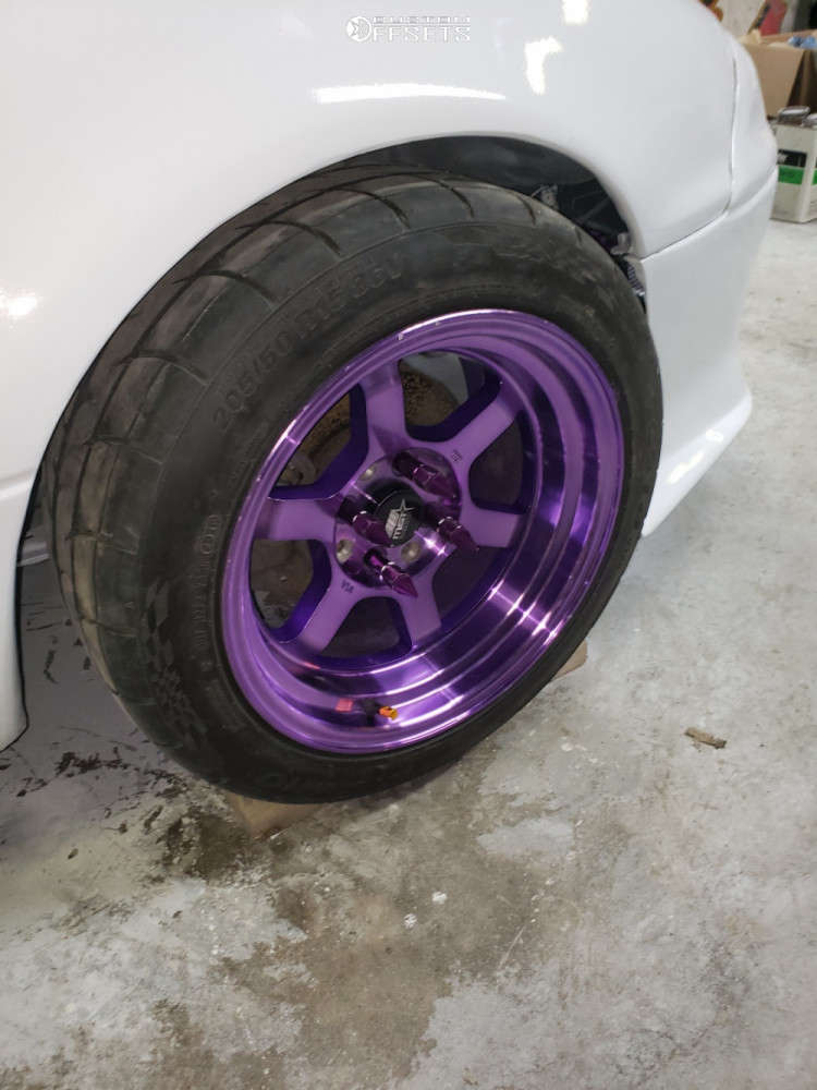 1997 Mazda MX-5 Miata with 15x8 0 MST Time Attack and 205/50R15