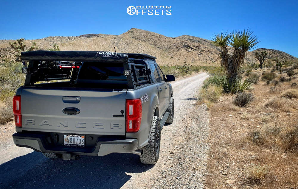 2019 Ford Ranger with 18x8.5 0 Black Rhino Sandstorm and 275/65R18 ...