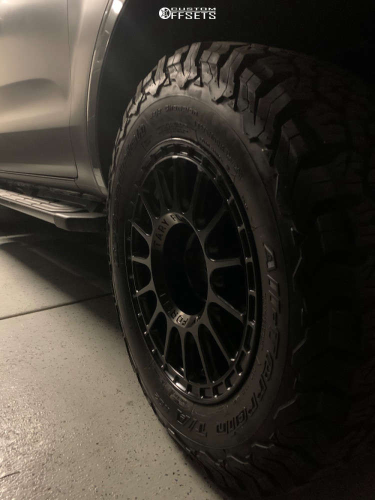 2019 Ford Ranger with 18x8.5 0 Black Rhino Sandstorm and 275/65R18 ...