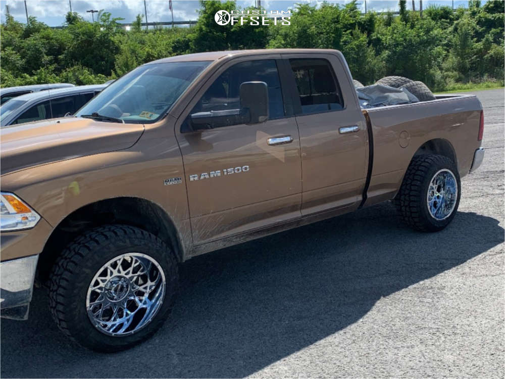 2011 Ram 1500 with 20x12 -51 Vision Rocker and 33/12.5R20 Federal ...