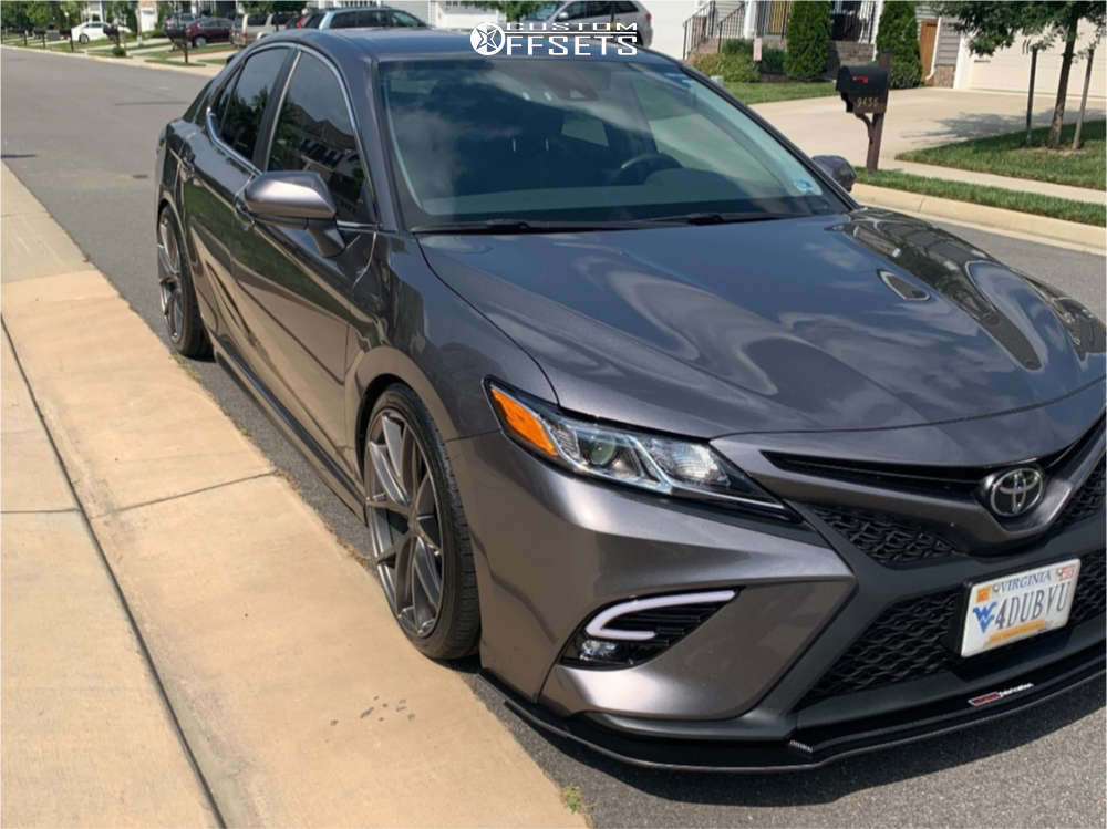 2019 Toyota Camry with 20x9 35 Niche Misano and 245/35R20 Ironman Imove ...
