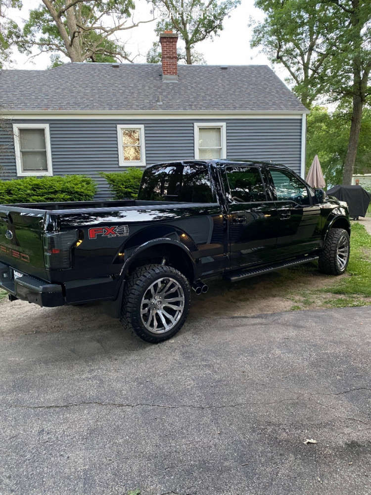 2018 Ford F150 with 22x10 18 Fuel Blitz and 33/12.5R22 Nitto Ridge