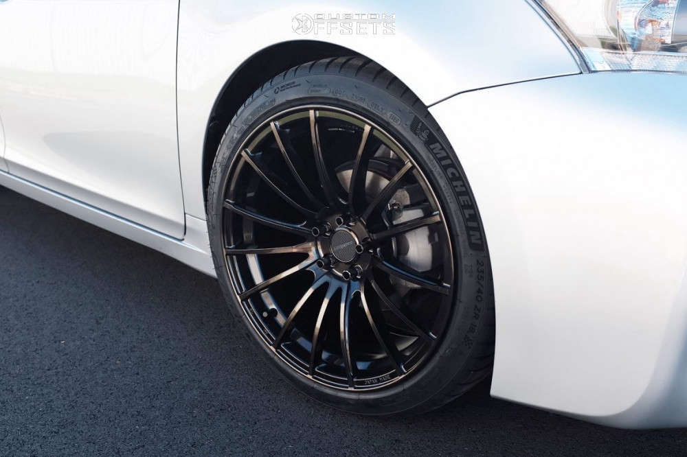 2013 Lexus CT200h with 18x9.5 48 WedsSport Sa-15r and 235/40R18