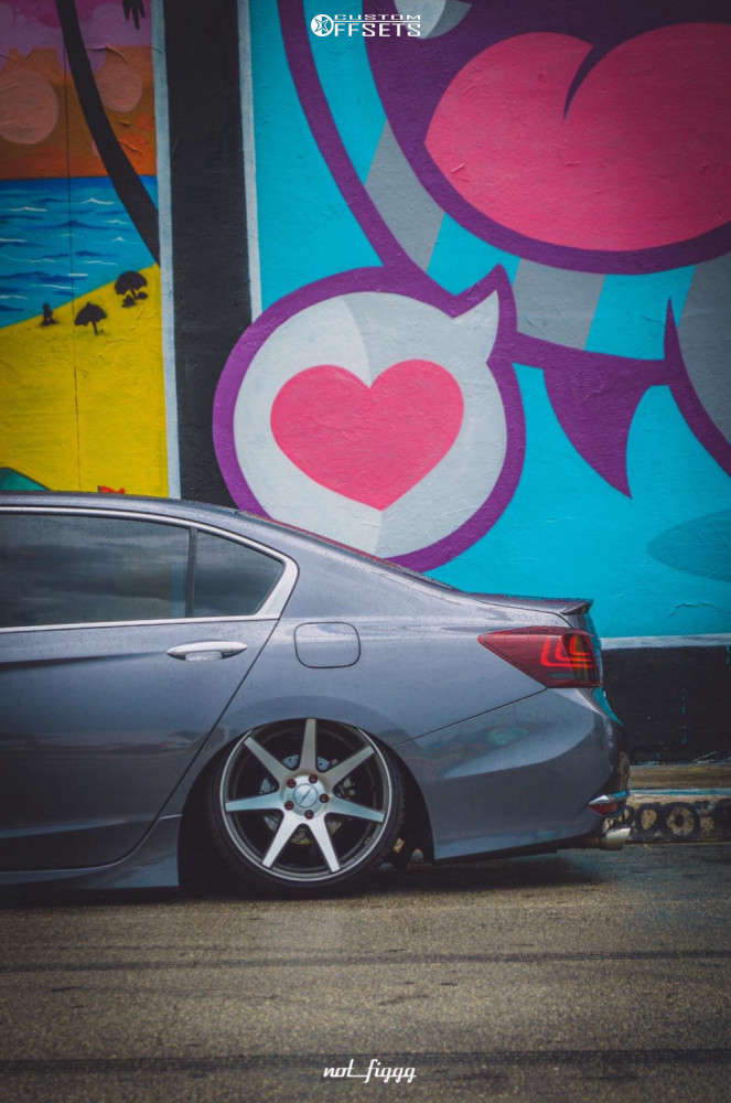 2017 Honda Accord with 19x10 35 Vossen Cv7 and 215/35R19 Delinte D7