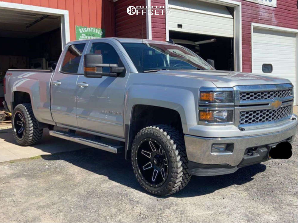 2015 Chevrolet Silverado 1500 with 20x10 -24 LRG 117 and 285