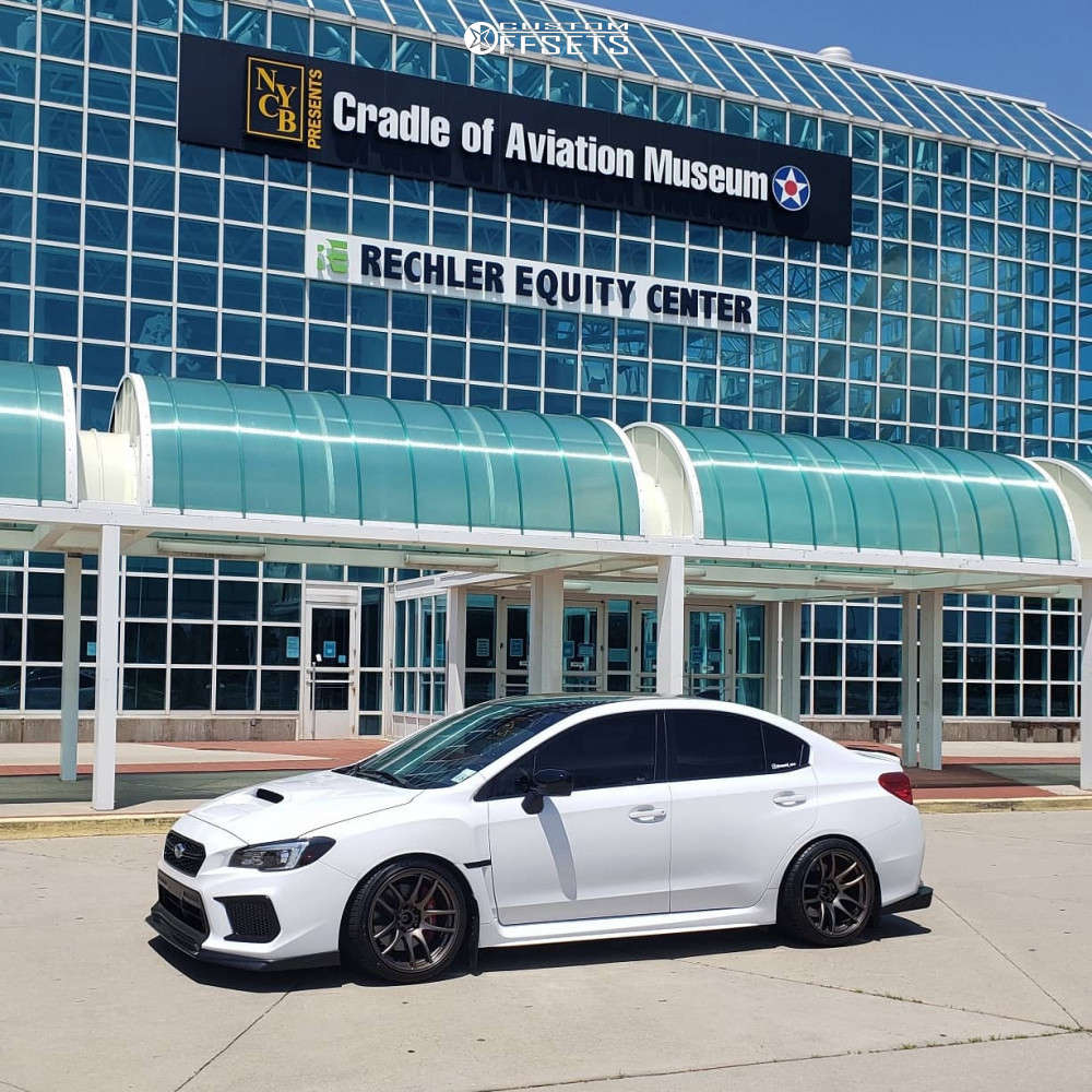 2020 Subaru WRX with 18x10.5 22 ESR Sr08 and 255/35R18 Falken Fk510 and ...
