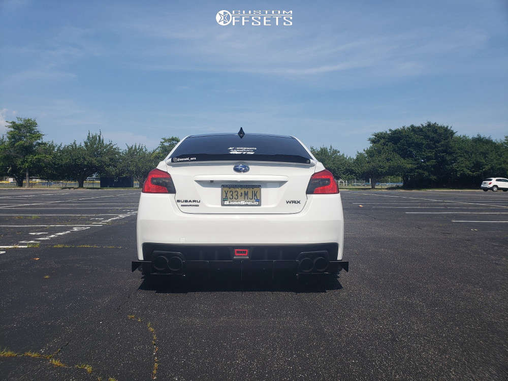 2020 Subaru WRX with 18x10.5 22 ESR Sr08 and 255/35R18 Falken Fk510 and ...