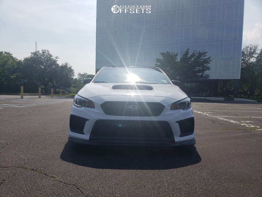 2020 Subaru WRX with 18x10.5 22 ESR Sr08 and 255/35R18 Falken Fk510 and ...