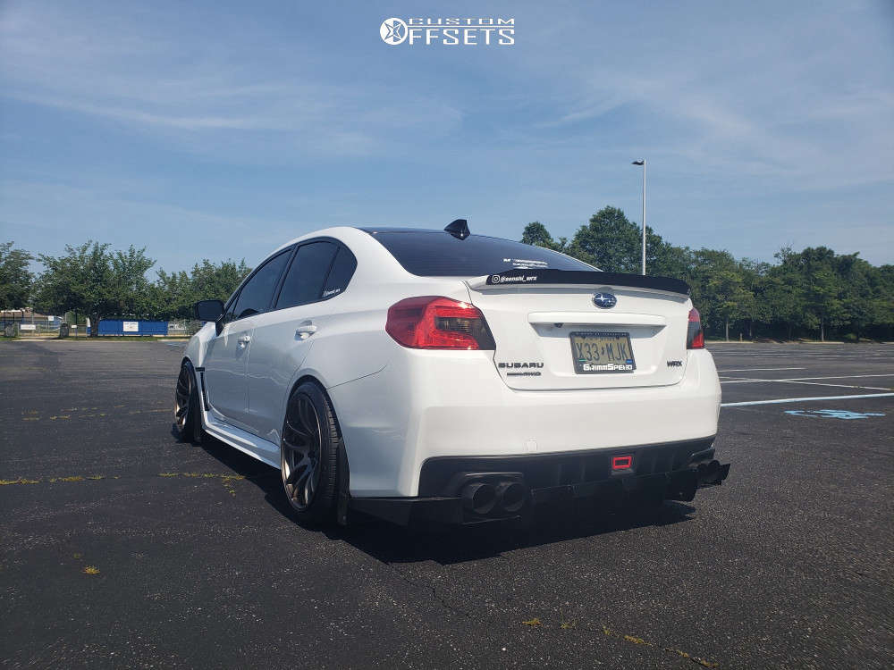 2020 Subaru WRX with 18x10.5 22 ESR Sr08 and 255/35R18 Falken Fk510 and ...