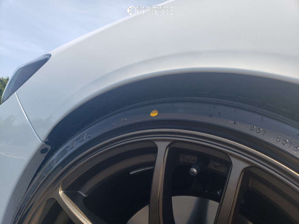 2020 Subaru WRX with 18x10.5 22 ESR Sr08 and 255/35R18 Falken Fk510 and ...