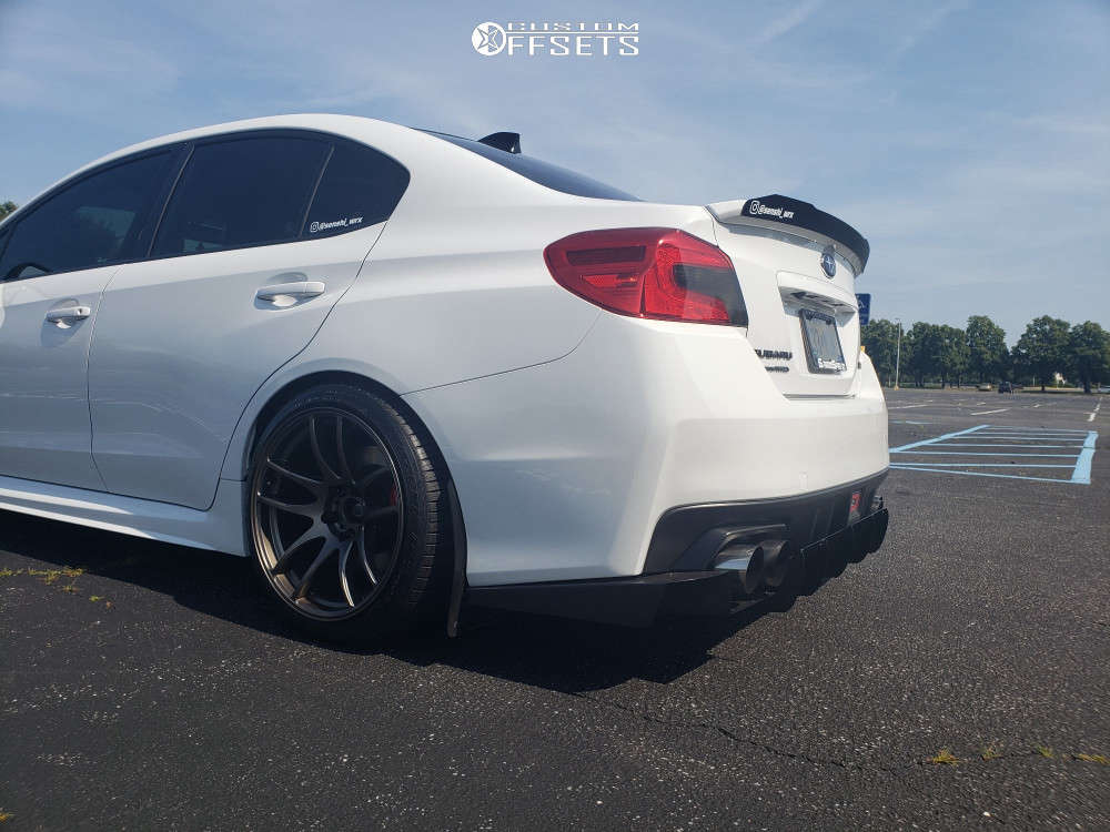 2020 Subaru WRX with 18x10.5 22 ESR Sr08 and 255/35R18 Falken Fk510 and ...