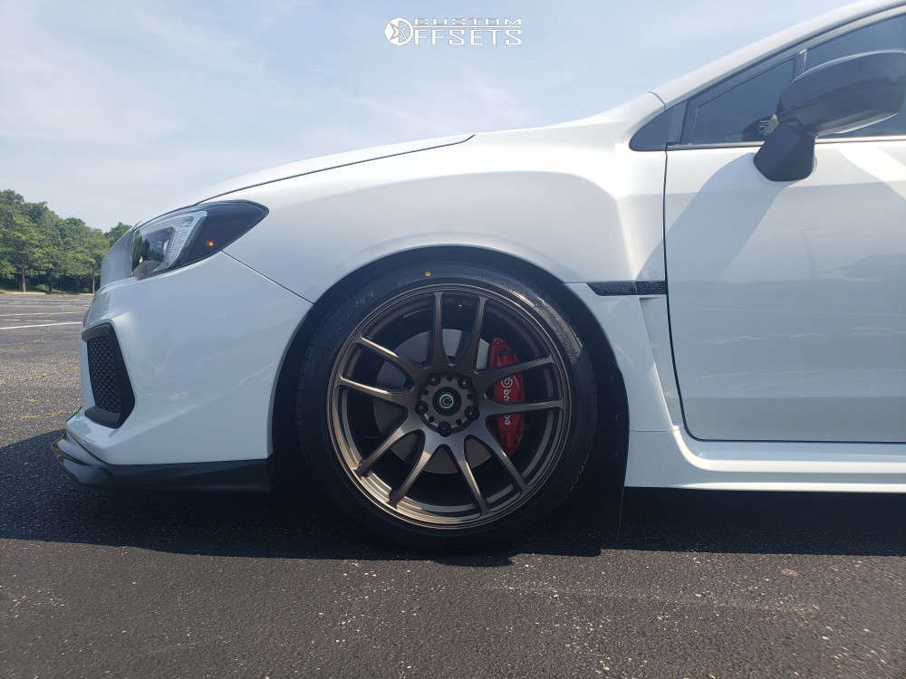 2020 Subaru WRX with 18x10.5 22 ESR Sr08 and 255/35R18 Falken Fk510 and ...