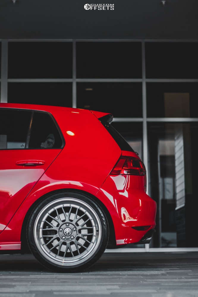 2016 Volkswagen Golf R with 19x9.5 35 BBS Lm and 235/35R19 Nankang NS ...