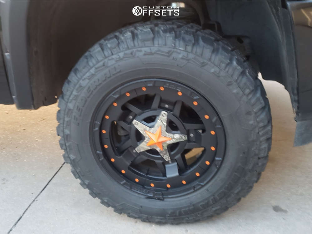 2012 Chevrolet Silverado 1500 with 18x9 0 XD Rockstar 3 and
