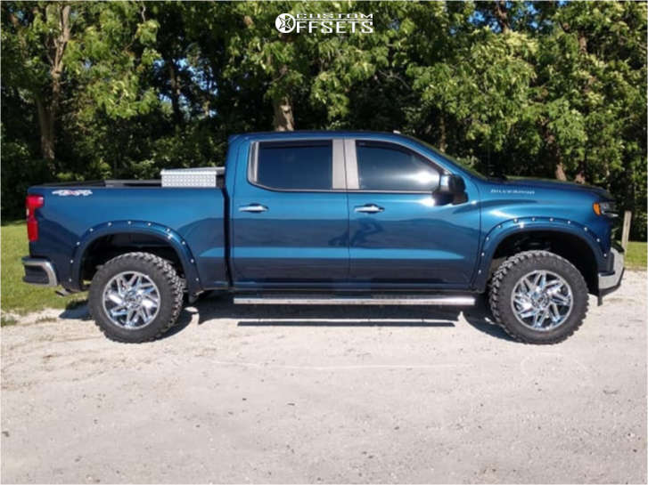 2019 Chevrolet Silverado 1500 with 20x9 0 Vision Spyder and 33/55R20 ...