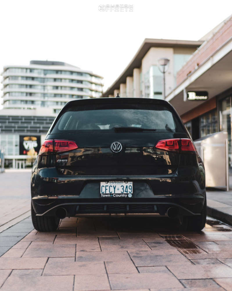 2015 Volkswagen GTI with 18x8.5 45 Rotiform Rse and 225/40R18 Pirelli P ...