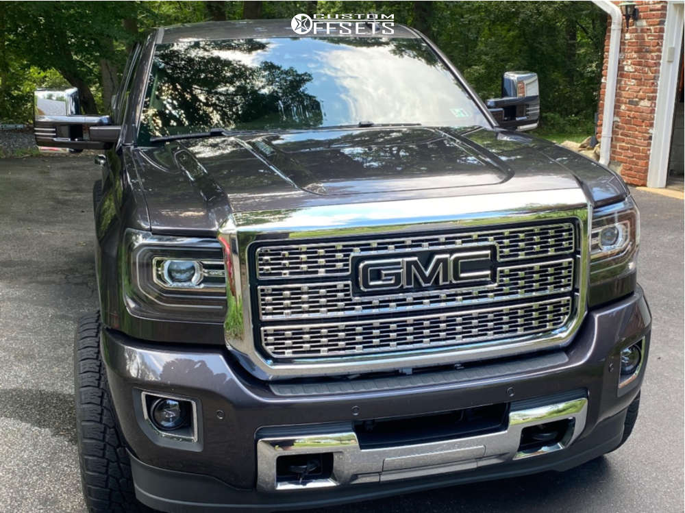 2015 GMC Sierra 2500 HD with 24x12 -40 American Force Aka Ss and 305 ...