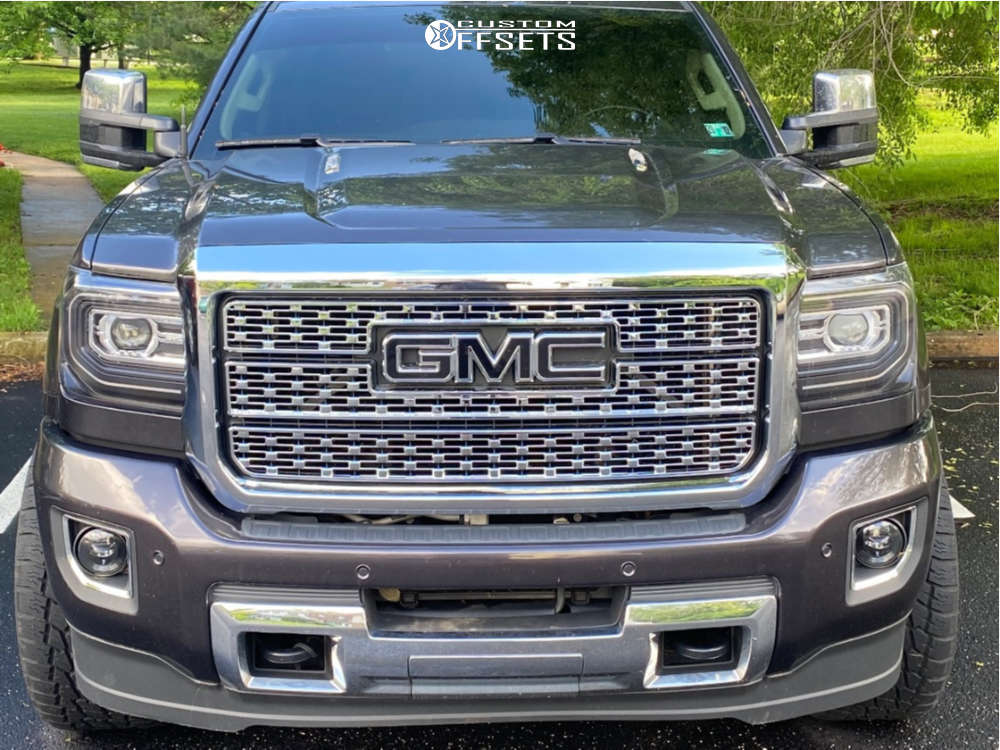2015 GMC Sierra 2500 HD with 24x12 -40 American Force Aka Ss and 305 ...