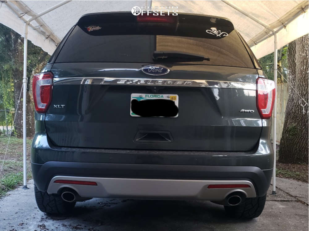 2016 Ford Explorer with 20x9 18 Motiv Offroad Magnus and 275/45R20