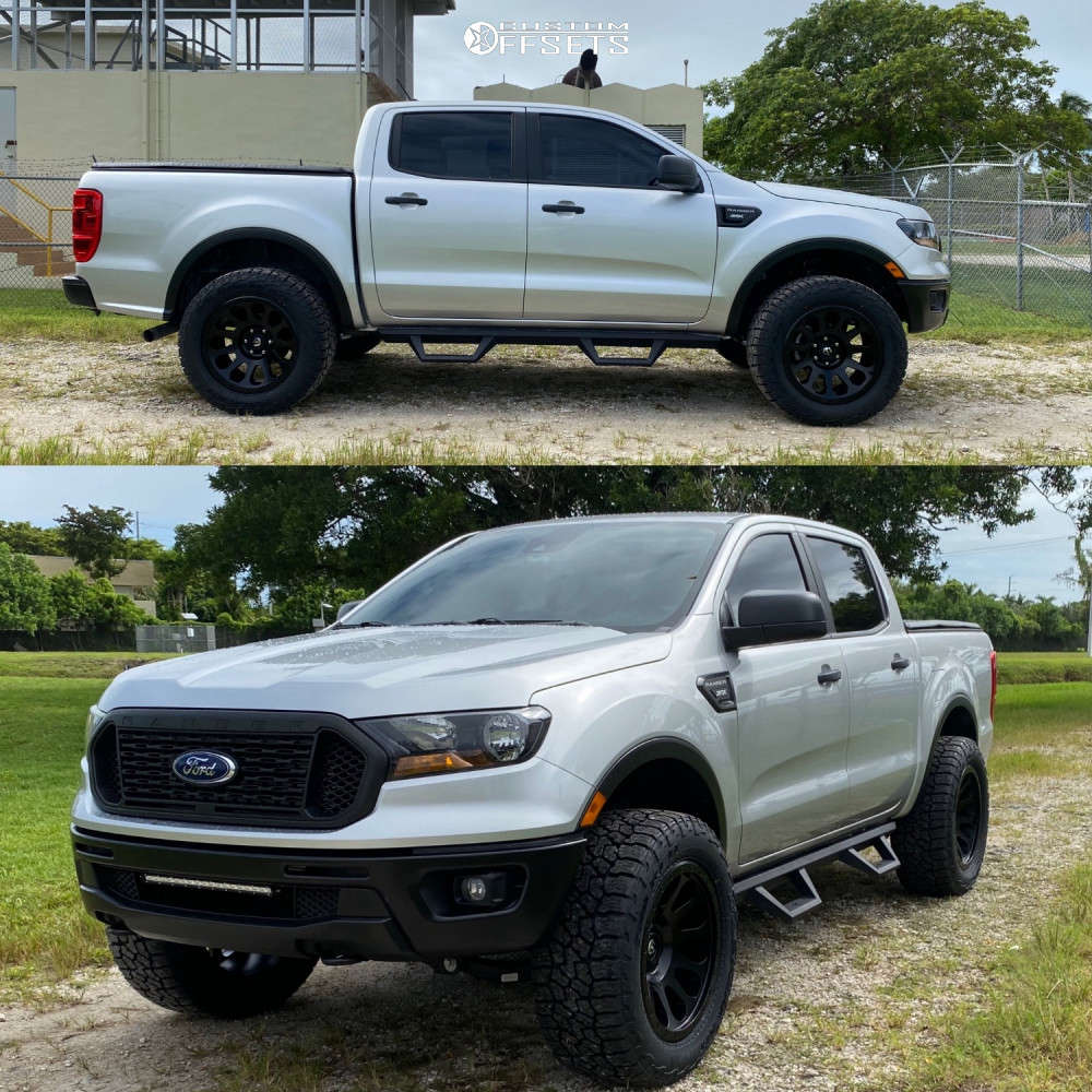 2019 Ford Ranger with 20x10 -18 Fuel Vector and 305/55R20 Falken ...
