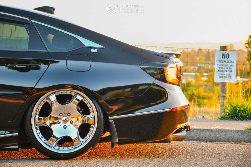 2018 Honda Accord with 20x8.5 31 Weds Bazreia and 235/35R20 Falken