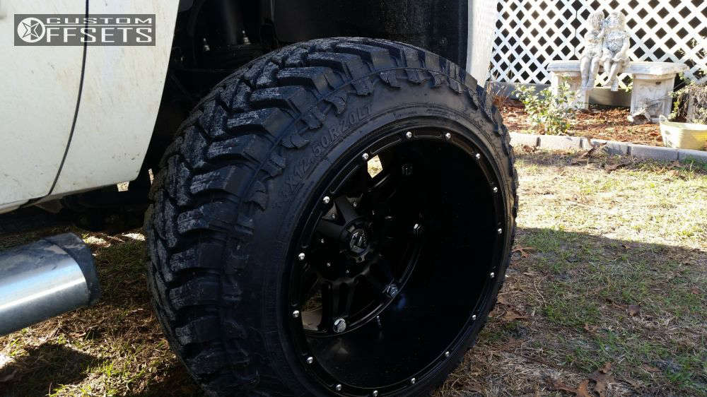 2011 Chevrolet Silverado 1500 with 20x14 76 Fuel Hostage and 33/12